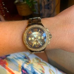 Michel Kors Women’s Watch- Gold/Tortoise